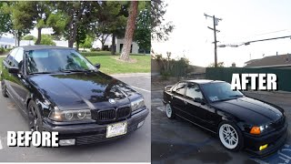 “BUILDING” a 1996 328i E36 in 7 minutes [upl. by Ahsias]