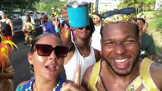 Saint Lucia Carnival 2023 Road Vlog [upl. by Gurango]