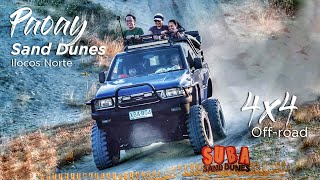 Roller coaster on the Sand  Paoay Sand Dunes  4x4 Jeep 1080p HD [upl. by Tillion]