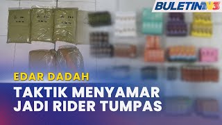 JENAYAH  Taktik Menyamar Penghantar Makanan Edar Vape Cecair Dadah Air Ketum Tumpas [upl. by Strain]