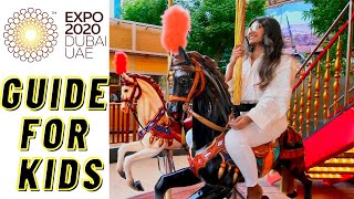 EXPO 2020 GUIDE for KIDS  Best pavilions to visit with children  FREE activities  Dubai [upl. by Deeas264]