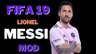 Lionel Messi Fifa 19 Facemod [upl. by Hcra]