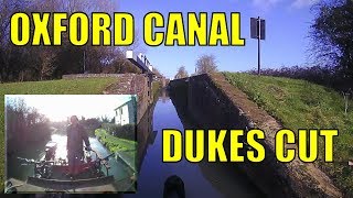 South Oxford Canal Dukes Cut to Kidlington Green Lock  A timelapse Narrowboat journey [upl. by Yatnuahs]