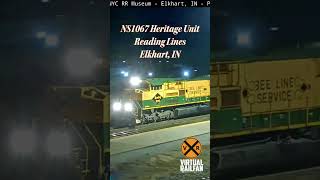 NS1067 Heritage Unit at Elkhart IN shorts [upl. by Bagley]