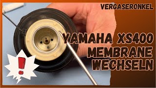 Membrane Yamaha XS400 2A2 wechseln Schritt für Schritt vom Vergaseronkel [upl. by Broida159]