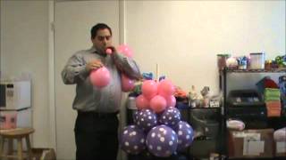 Tutorial how to make a Balloon column with a Minnie Head [upl. by Drofnats]