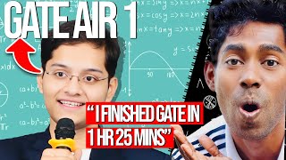 GATE AIR 1 amp IISC Topper shares his Secrets to become a GATE TOPPER GATE 2024 [upl. by Bela]