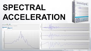 Spectral Acceleration from SeismoSignal [upl. by Neffirg]