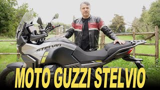 MOTO GUZZI STELVIO test ride [upl. by Enyawad153]