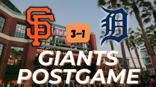 SF Giants Defeat Detroit Tigers 31 [upl. by Inalawi]