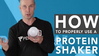 How to Properly use a protein shaker bottle 2024 [upl. by Sheffy375]