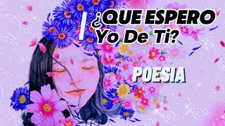 poema de amor que espero yo de ti poesia romantico [upl. by Acilegna]