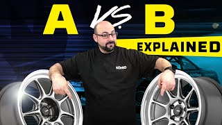 THE DIFFERENCE BETWEEN A AND B PROFILE WHEELS [upl. by Atnuahsal]