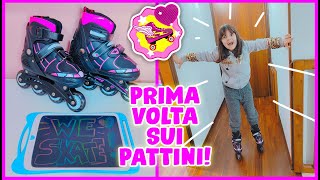 Primi passi sui pattini ⛸ WeSkate per Alyssa [upl. by Soinotna465]