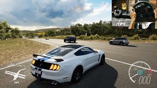 Shelby Mustang GT350R  Forza Horizon 3 Logitech g29 gameplay [upl. by Frech]