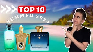 TOP 10 PARFUMS ETE 2024 ☀️🌊 que des dingueries [upl. by Mani]