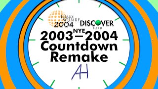 Discover Card Times Square 200304 Countdown Remake  Countdowns R Us Series [upl. by Harlene]