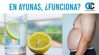 ¡Limón en ayunas explicado ¿funciona [upl. by Yerffoej]