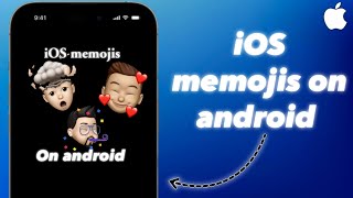 How to get iOS memojis on android 🔥  iOS memojis on Instagram  iOS memojis 2024 ✨ [upl. by Chipman]