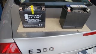 Auxiliary Battery Diagnosis amp Replacement Mercedes E350  W211 [upl. by Fisoi731]