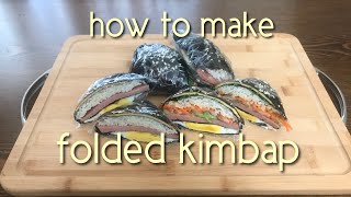 How To Make Folded Kimbap  Spice Jars [upl. by Kraft]