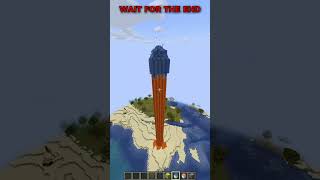 Funny cobblestone tower in Minecraft minecraft shorts [upl. by Hoisch152]