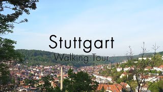 Stuttgart City South  Early Morning  Walking Tour  4K [upl. by Baras]