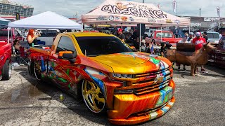 ATLANTA TRUCK INVASION 2024 Lifted Lowered Supercharged Custom Trucks PT1 [upl. by Perpetua]