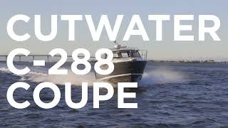 Cutwater C288 Coupe  PocketYachtcom [upl. by Meakem733]