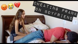 Intense Cheating Prank on Boyfriend HE CRIES  Ashley amp Johnathan [upl. by Ralyt328]