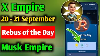 20 September X Empire Rebus of the Day  20th to 21 September  X Empire Rebus of the Day Today💰 [upl. by Oakes189]