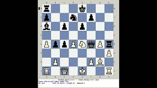 Novikov Igor A vs Dreev Alexey  URS Chess U20 1986 Tallinn Estonia [upl. by Laris]