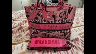 What’s in my Milanchiva Pink Bag from Amazon [upl. by Demmahum]