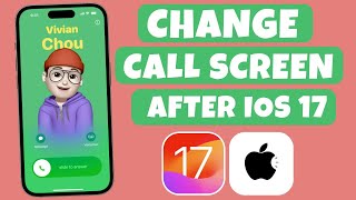 How to Change Call Screen After iOS 17  How To Customize Incoming Call Screen On iOS 17 [upl. by Llemar531]