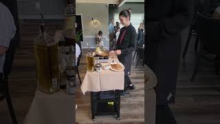 Bananas Foster Flambeed Tableside at Steak 38 in Tabernacle for Sunday Brunch [upl. by Bedwell]