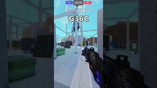 Shooting EVERY GUN in Energy Assault ROBLOX [upl. by Mateo]