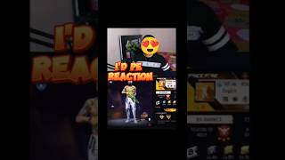 YouTuber Girl 😍 Reaction On My Noob Id 😍😎 shorts freefire gaming [upl. by Ecnedac]