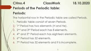 What Are Periods amp Groups In The Periodic Table  Chemistry [upl. by Encrata]