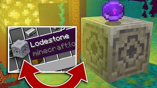 What is a LODESTONE How to CRAFT and USE it in Minecraft 116 Nether Update [upl. by Olnek258]