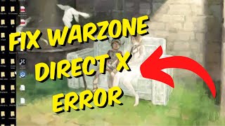 How To Fix Direct X Error For Warzone 20  Modern Warfare 2 [upl. by Monty]