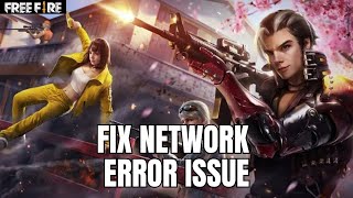 How to Fix Network Connection Error in Free Fire 2024 [upl. by Christiano190]