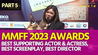 MMFF 2023 Awards  Best Supporting Actor Best Supporting Actress Best Director Best Screenplay [upl. by Heigho]