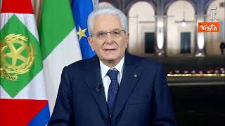 Mattarella il discorso integrale di fine anno [upl. by Winfield]