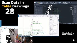 CC28 Tip Scan Data in Tekla Drawings [upl. by Edla]