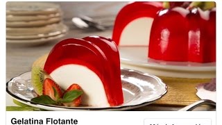 Como hacer GELATINA FLOTANTE Receta facil paso a paso  Jenny Salas [upl. by Attiuqahs]