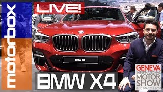 Nuova BMW X4 al Salone di Ginevra 2018 il SUV coupé si rifà il trucco [upl. by Hillery]