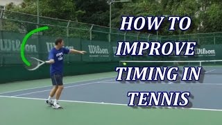 3 Drills To Improve Timing in Tennis [upl. by Asoral]