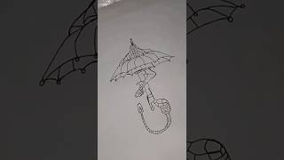 cute umbrella drawing [upl. by Safoelc]