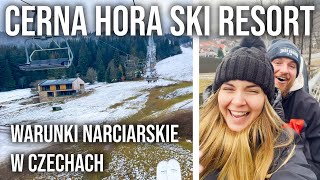 Cerna Hora Ski Resort styczeń 2023  prezentacja czynnych nartostrad [upl. by Jannelle]