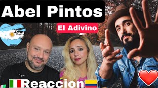 Abel Pintos  El Adivino ♬ Reaccion and Analysis 🇮🇹Italian And Colombian🇨🇴 [upl. by Day]